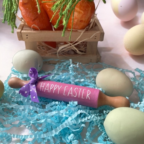 ⤵️🆕Mini Farmhouse rolling pins | Easter mini Rolling pins | Rae Dunn inspired - Picture 3 of 10